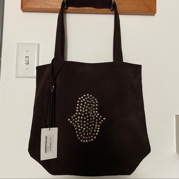 NWT $172 Handmade Cowhide BOHO Tassel Tote & ⁉️🎁! - Picture 7 of 13